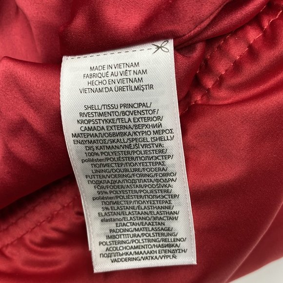 LAUREN RALPH LAUREN  Red  Down Puffer Jacket SIZE 1X - Picture 6 of 7